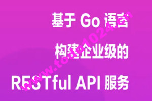 基于 Go 语言构建企业级的 RESTful API 服务 | 完结