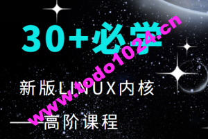 30+程序必学 新版LINUX内核高阶课程