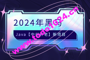 2024年黑马java【中州养老】新项目