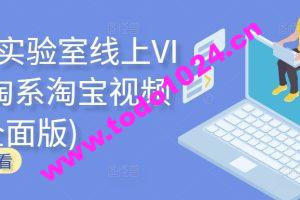 电商实验室线上VIP，淘系淘宝视频课(全面版)