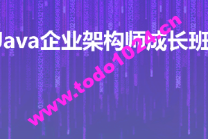 Java企业级架构师成长班