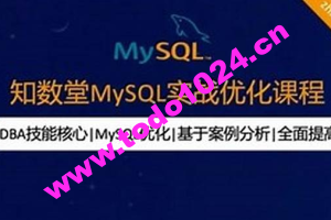 知数堂MySQL实战优化课程