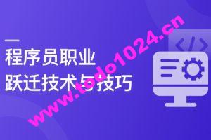 程序员职业跃迁技术与技巧,让你的个人利益最大化