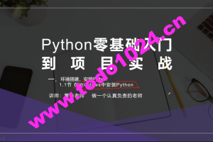 Pytorch零基础入门到项目实战